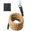 Gym Climbing Rope, 1.5" Diameter 30 ft Length Gym Fitness Training Rope, Gym Exercise Workout Rope for Adults