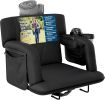 Alpcour Premium Reclining Stadium Seat for Bleachers with Back Support