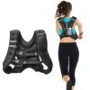 Weighted Vest, 20 lbs Weight Vest with Reflective Stripe, Adjustable Buckle Body Weight Vest for Men Women, Workout Equipment for Strength Training