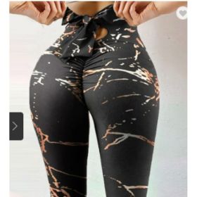 Hip-Lifting Sweatpants Leggings Women's Yoga Pants Stretch Fitness Pants (Option: M-Black)