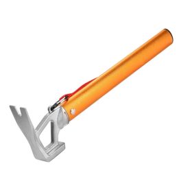 Outdoor Camping Multifunctional Tent Ground Nail Hammer (Color: Orange, Type: Nail Hammer)